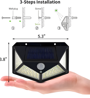 Luz Solar LED Pentagonal