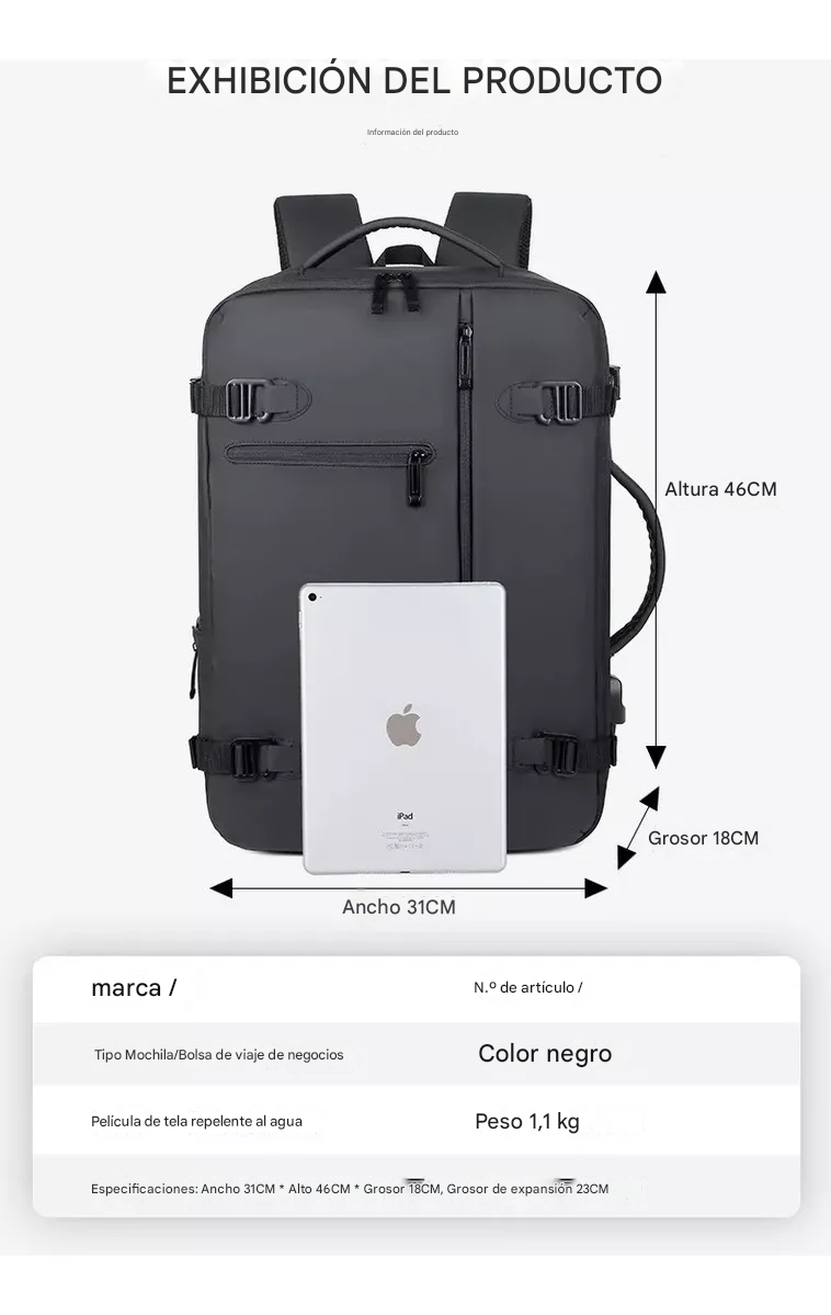 Mochila De Viaje Ejecutiva