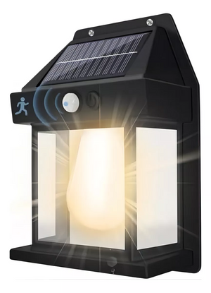 PACK 2 FOCOS SOLARES AMPOLLETA CON SENSOR