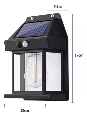 PACK 2 FOCOS SOLARES AMPOLLETA CON SENSOR