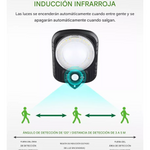 Pack Focos Solares de Pared con Sensor de Movimiento