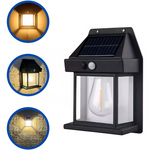 PACK 2 FOCOS SOLARES AMPOLLETA CON SENSOR