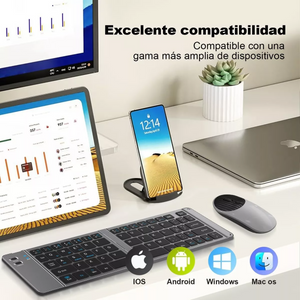 Teclado Plegable Bilateral Bluetooth