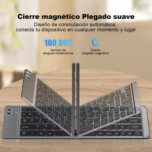 Teclado Plegable Bilateral Bluetooth
