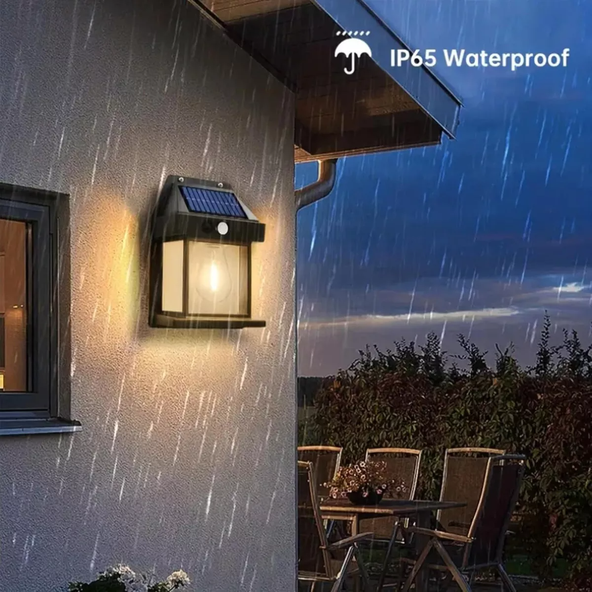 PACK 2 FOCOS SOLARES AMPOLLETA CON SENSOR