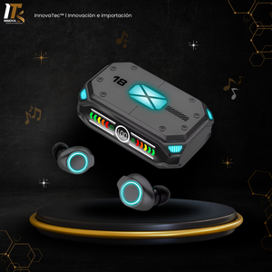 Audífonos con caja POWERBANK