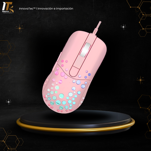 Mouse Gamer RGB Rosado
