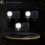 Pack Focos Solares de Pared con Sensor de Movimiento