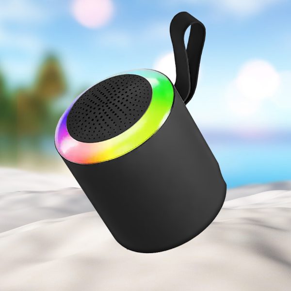 Mini Parlante Bluetooth de Silicona con Luz LED