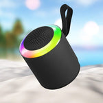 Mini Parlante Bluetooth de Silicona con Luz LED