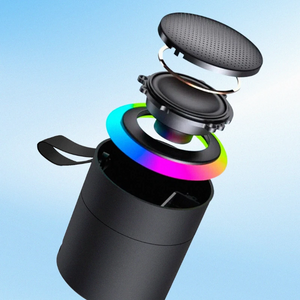 Mini Parlante Bluetooth de Silicona con Luz LED