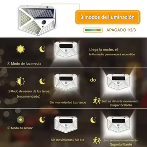 Luz Solar LED Pentagonal